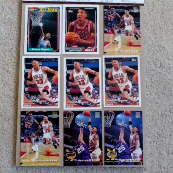 Toys Lot Of 45 Scottie Pippen Chicago Bulls And Team Usa Basketball